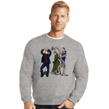 Load image into Gallery viewer, Shirts Crewneck Sweater, Unisex / Small / Sports Grey Spider Jealousy
