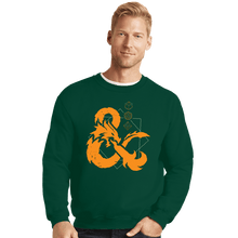 Load image into Gallery viewer, Daily_Deal_Shirts Crewneck Sweater, Unisex / Small / Forest Basements &amp; Dragons
