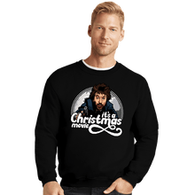 Load image into Gallery viewer, Daily_Deal_Shirts Crewneck Sweater, Unisex / Small / Black It&#39;s A Christmas Movie
