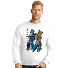 Load image into Gallery viewer, Shirts Crewneck Sweater, Unisex / Small / White Stone Ocean
