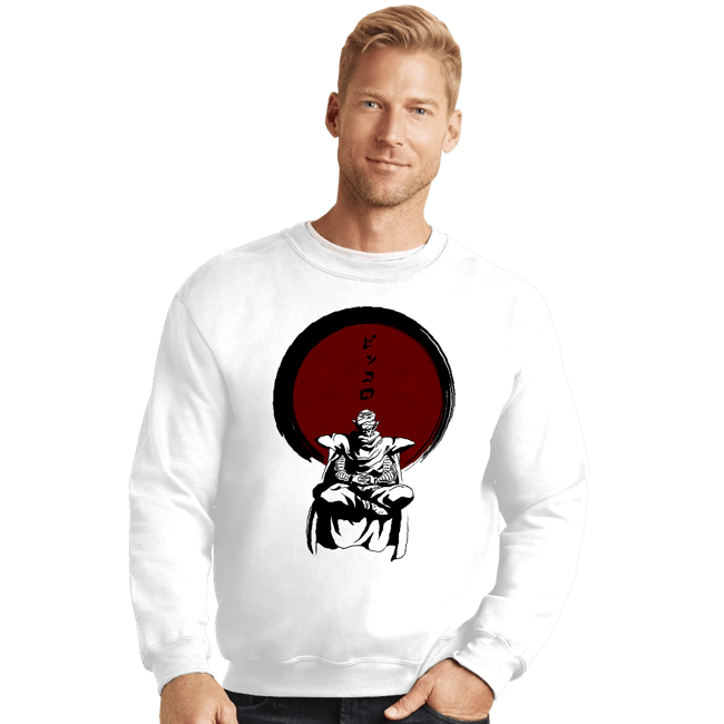 Shirts Crewneck Sweater, Unisex / Small / White Piccolo Zen