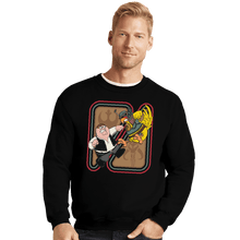 Load image into Gallery viewer, Shirts Crewneck Sweater, Unisex / Small / Black The Smuggler VS The Hunter
