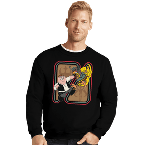 Shirts Crewneck Sweater, Unisex / Small / Black The Smuggler VS The Hunter