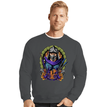 Load image into Gallery viewer, Daily_Deal_Shirts Crewneck Sweater, Unisex / Small / Charcoal Shredder Crest
