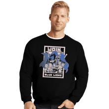 Load image into Gallery viewer, Shirts Crewneck Sweater, Unisex / Small / Black Join Blue Lions
