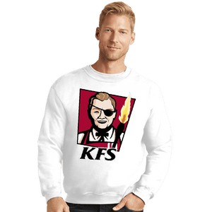 Shirts Crewneck Sweater, Unisex / Small / White Fried Sauerkraut