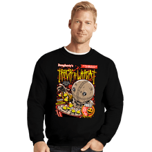 Load image into Gallery viewer, Daily_Deal_Shirts Crewneck Sweater, Unisex / Small / Black Trick&#39;R Wheat
