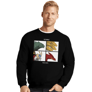 Shirts Crewneck Sweater, Unisex / Small / Black Gojiraz