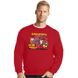 Shirts Crewneck Sweater, Unisex / Small / Red Garflerken