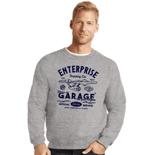 Load image into Gallery viewer, Daily_Deal_Shirts Crewneck Sweater, Unisex / Small / Sports Grey Enterprise Garage
