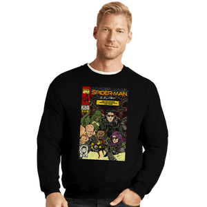 Secret_Shirts Crewneck Sweater, Unisex / Small / Black No Way Home Comics