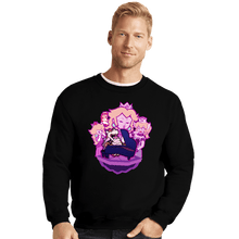 Load image into Gallery viewer, Daily_Deal_Shirts Crewneck Sweater, Unisex / Small / Black Peaches!
