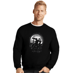 Secret_Shirts Crewneck Sweater, Unisex / Small / Black The Moonlight Chainsaw