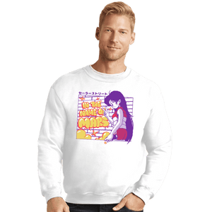 Shirts Crewneck Sweater, Unisex / Small / White Mars Street