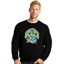 Load image into Gallery viewer, Shirts Crewneck Sweater, Unisex / Small / Black Bad Time
