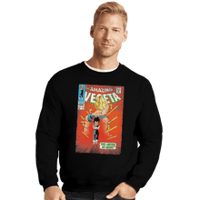 Load image into Gallery viewer, Shirts Crewneck Sweater, Unisex / Small / Black The Amazing Vegeta
