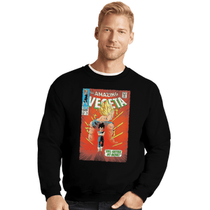 Shirts Crewneck Sweater, Unisex / Small / Black The Amazing Vegeta
