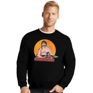 Shirts Crewneck Sweater, Unisex / Small / Black Fat Rambo