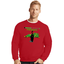 Load image into Gallery viewer, Daily_Deal_Shirts Crewneck Sweater, Unisex / Small / Red Christmas Kombat
