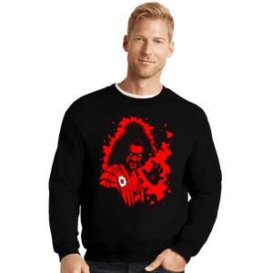 Daily_Deal_Shirts Crewneck Sweater, Unisex / Small / Black Shonuff!
