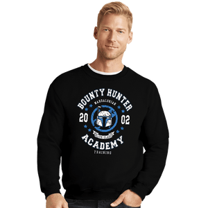 Shirts Crewneck Sweater, Unisex / Small / Black Bounty Hunter Academy