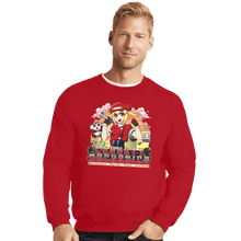 Load image into Gallery viewer, Shirts Crewneck Sweater, Unisex / Small / Red Casket Mechanics
