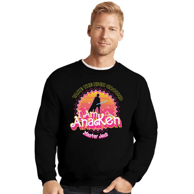 Daily_Deal_Shirts Crewneck Sweater, Unisex / Small / Black I Am Anaken