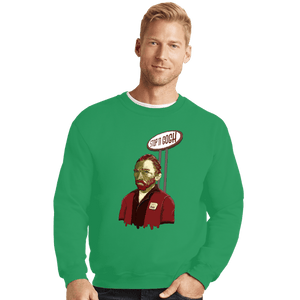 Shirts Crewneck Sweater, Unisex / Small / Irish Green Stop 'N Gogh