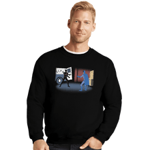 Load image into Gallery viewer, Shirts Crewneck Sweater, Unisex / Small / Black Into the Bat-Verse
