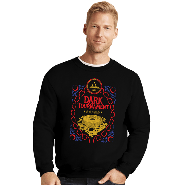 Secret_Shirts Crewneck Sweater, Unisex / Small / Black Dark Tournament.