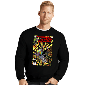 Daily_Deal_Shirts Crewneck Sweater, Unisex / Small / Black Napier