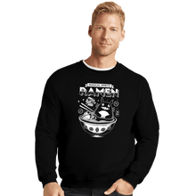 Load image into Gallery viewer, Shirts Crewneck Sweater, Unisex / Small / Black Magical Spirits Ramen
