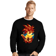Load image into Gallery viewer, Secret_Shirts Crewneck Sweater, Unisex / Small / Black Chrono!
