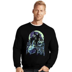 Daily_Deal_Shirts Crewneck Sweater, Unisex / Small / Black Welcome To The Castle