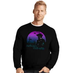 Shirts Crewneck Sweater, Unisex / Small / Black A Space Cowboy