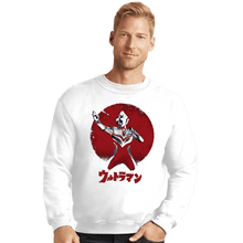 Load image into Gallery viewer, Shirts Crewneck Sweater, Unisex / Small / White Ultra Crusader
