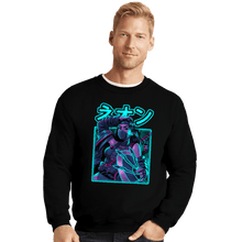 Load image into Gallery viewer, Daily_Deal_Shirts Crewneck Sweater, Unisex / Small / Black Mortal Neon

