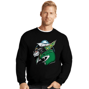 Shirts Crewneck Sweater, Unisex / Small / Black Green With Envy