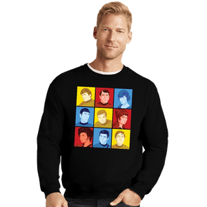 Daily_Deal_Shirts Crewneck Sweater, Unisex / Small / Black The Original Series