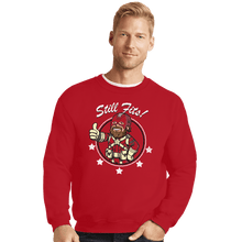Load image into Gallery viewer, Shirts Crewneck Sweater, Unisex / Small / Red The Red Guardian
