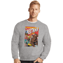 Load image into Gallery viewer, Secret_Shirts Crewneck Sweater, Unisex / Small / Sports Grey The Incredible Beetman

