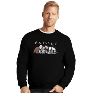 Shirts Crewneck Sweater, Unisex / Small / Black Family