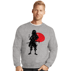 Shirts Crewneck Sweater, Unisex / Small / Sports Grey Crimson Demon Slime