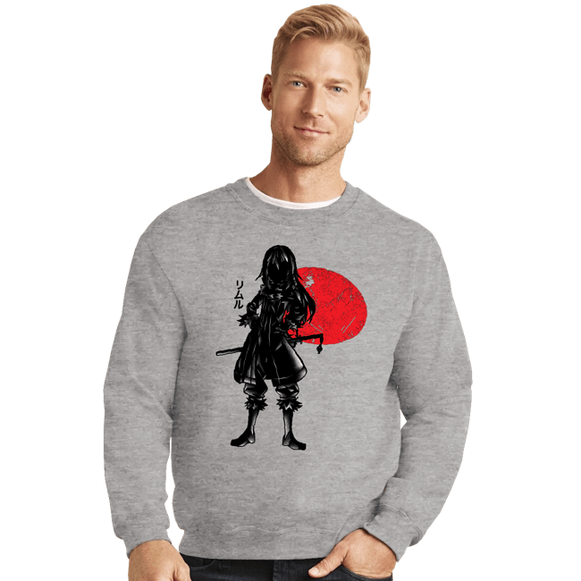 Shirts Crewneck Sweater, Unisex / Small / Sports Grey Crimson Demon Slime
