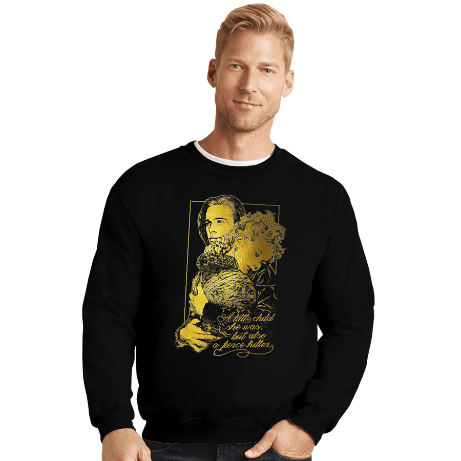 Shirts Crewneck Sweater, Unisex / Small / Black A Fierce Killer