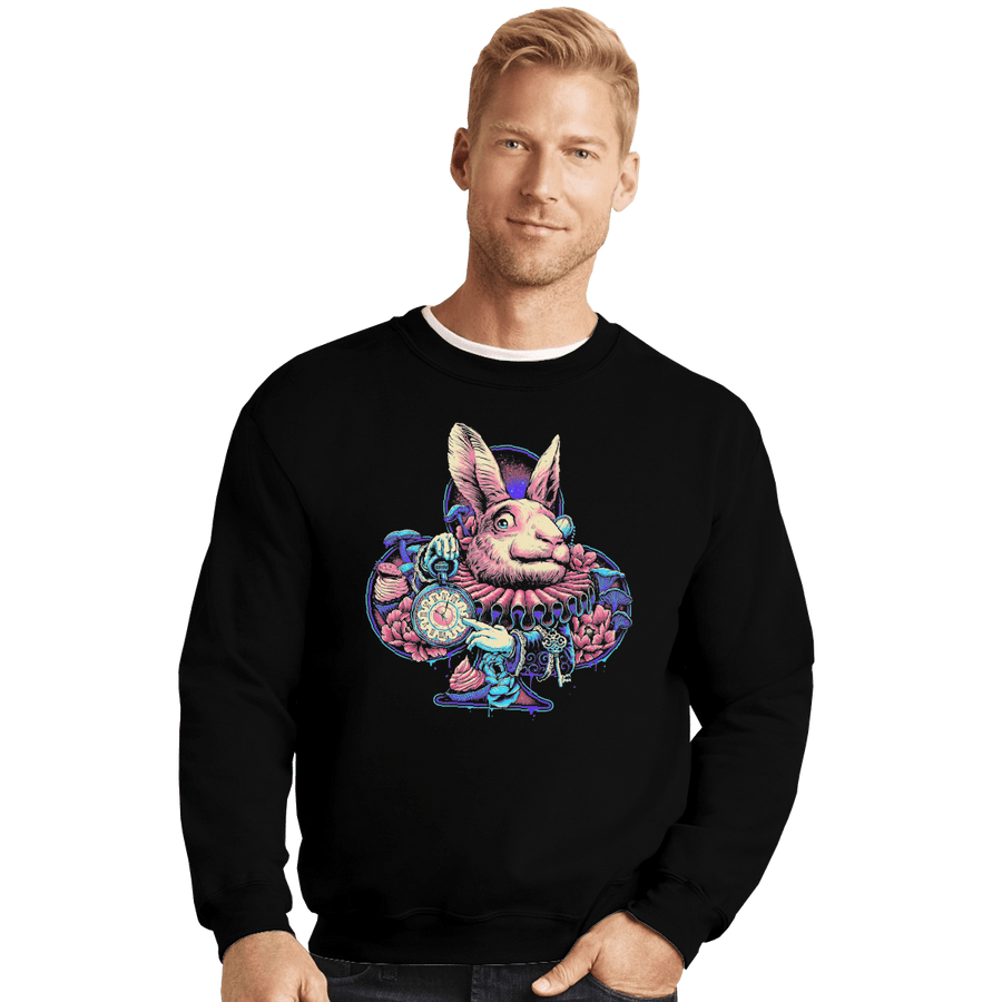 Shirts Crewneck Sweater, Unisex / Small / Black Hurrying Club