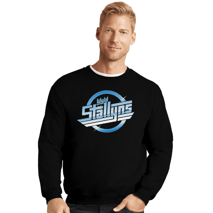 Shirts Crewneck Sweater, Unisex / Small / Black Wyld Stroke