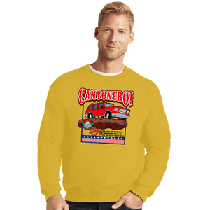 Daily_Deal_Shirts Crewneck Sweater, Unisex / Small / Gold Canyonero!