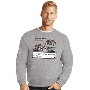 Secret_Shirts Crewneck Sweater, Unisex / Small / Sports Grey Pocket Thing