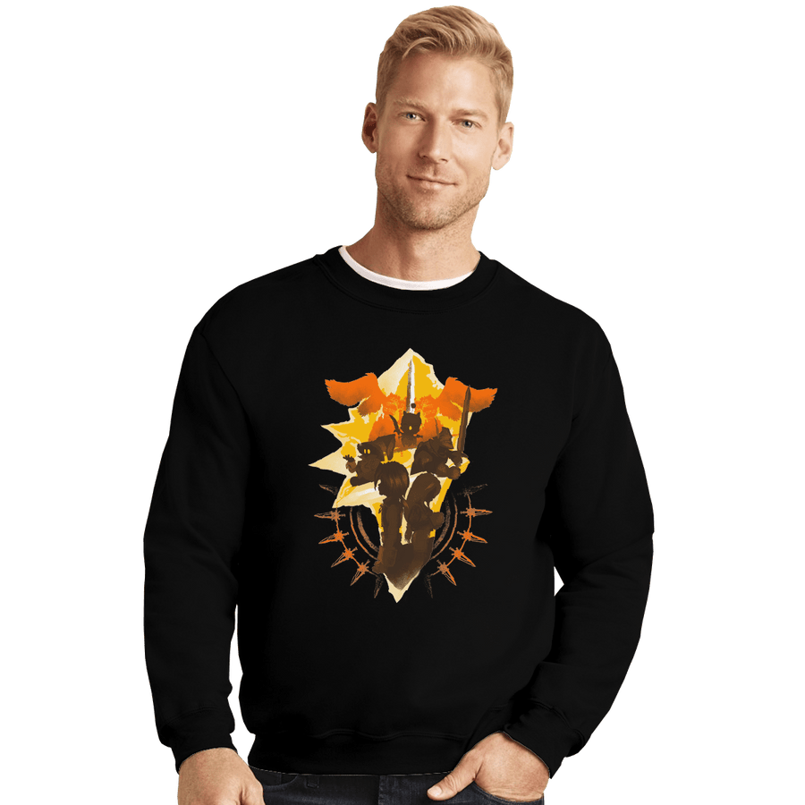 Shirts Crewneck Sweater, Unisex / Small / Black Melodies Of IX